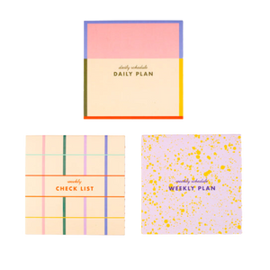 Inkerie Set of 3 Sticky Note Memo Pads