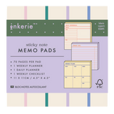 Inkerie Set of 3 Sticky Note Memo Pads