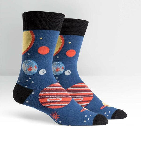 Men’s Crew Sock: Planets