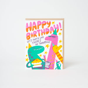 Greeting Card - Dino Party Birthday