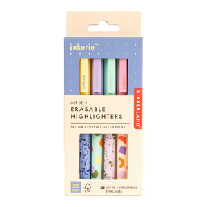 Inkerie Erasable Highlighters (Set of 4)